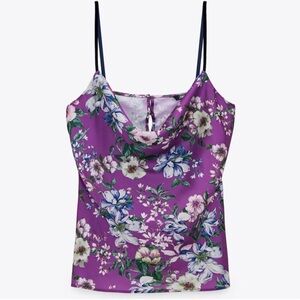 NWT ZARA Floral Tank Top
